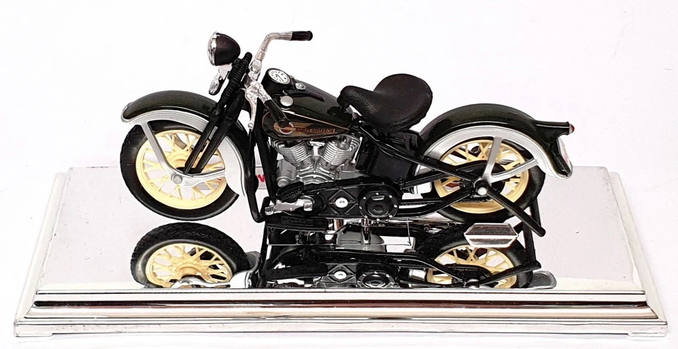 Maisto Maßstab 1:18 39706 - 1936 Harley Davidson FL Knucklehead - schwarz/grau - Bild 4 von 4