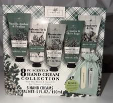 8 Pc Scented Hand Cream Gift Set Shea Butter Argan Oil NEW
