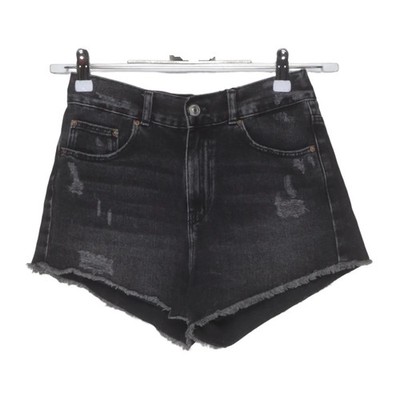 Zara, Jeans Shorts, Größe: 152, Grau, Baumwolle, Einfarbig, Denim, Mädchen #zwL