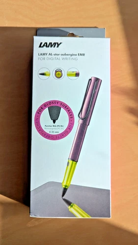 NEW Lamy AL-Star EMR Digital Writing Stylus Pen in Aubergine, PC/EL - FREE Ship!