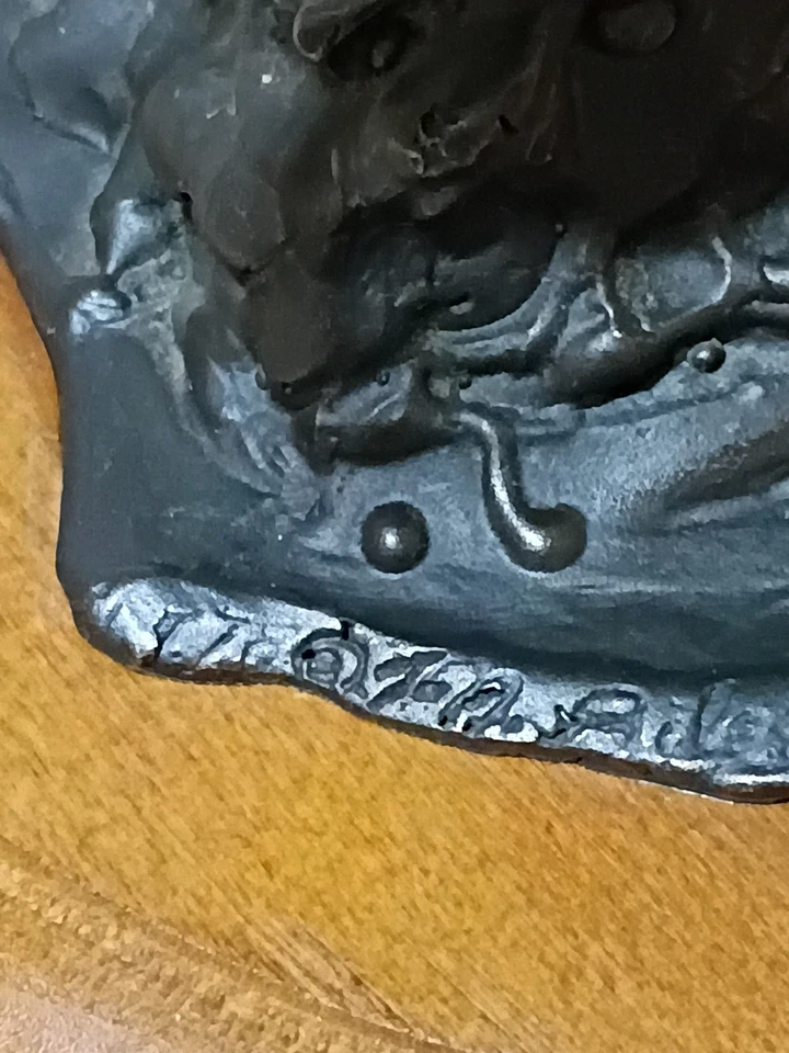 Bronze Fish Sculpture Artist Signed 6 Inches Tall - Image 4 of 4