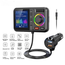 Bluetooth 5.0 FM Transmitter Car MP3 Player Adapter Wireless Handsfree Car Kit