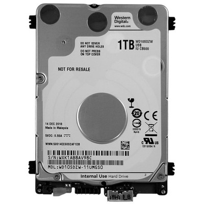 WESTERN DIGITAL WD10SDZW-11UMGS0 WXK1A 1TB MALAYSIA 14DEC2018