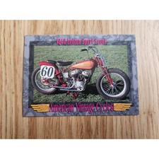 1940 Indian Sport Scout #141 American Vintage Cycles Series 2 1993 Trading Card