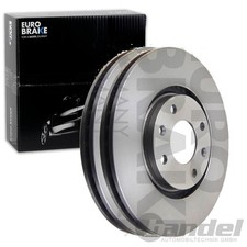 2X EUROBRAKE BREMSSCHEIBEN 283mm BELÜFTET VORNE PASSEND FÜR CITROËN BERLINGO C3