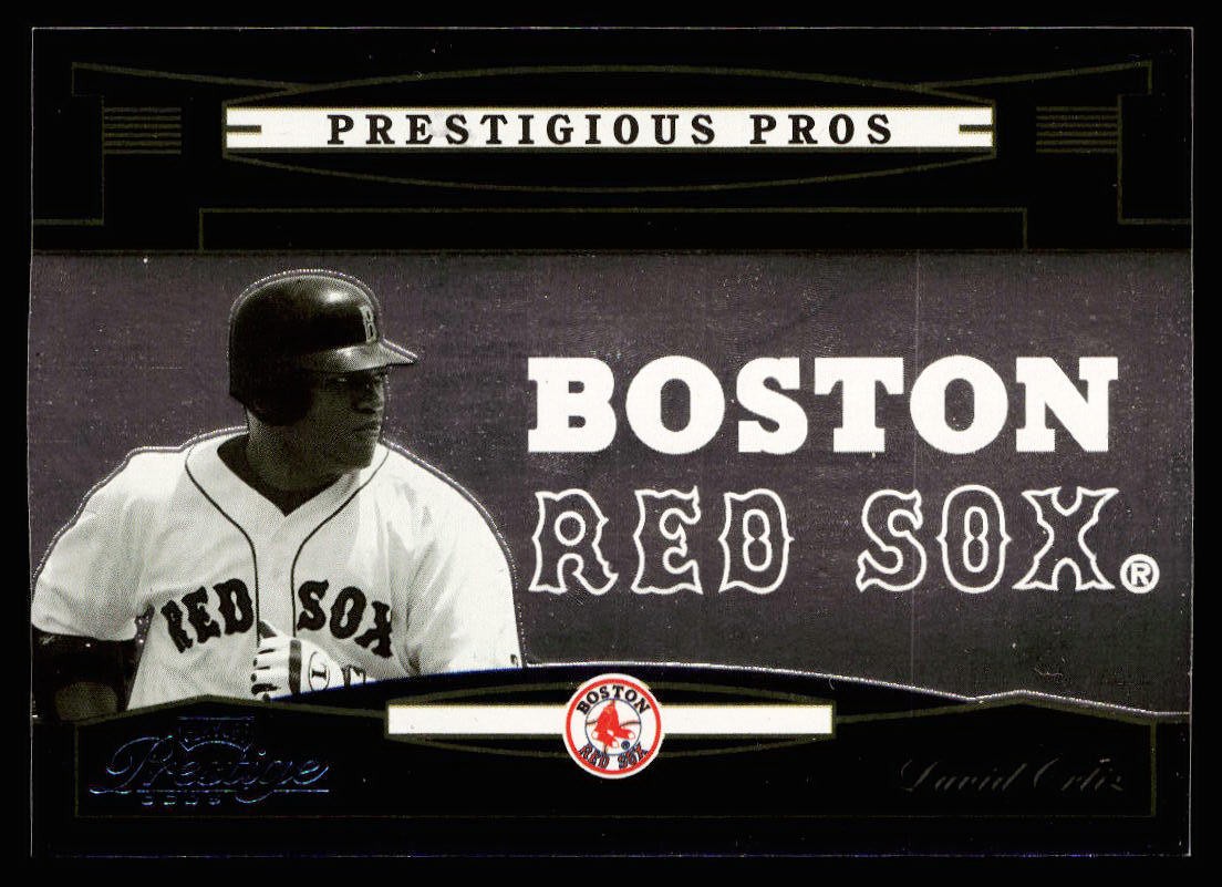 2005 Playoff Prestige #PP-54 David Ortiz Prestigious Pros Blue #/900