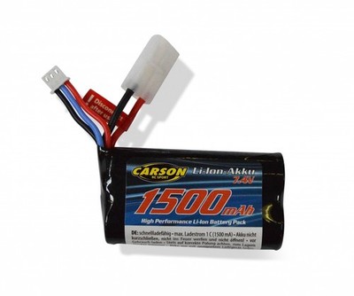 Carson 500608199 - 7,4V/1500mAh LiION Akku FE-Line TAM - Neu