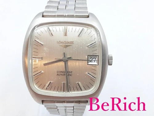 Longines LONGINES Conquest Automatic Men s Watch Date Cal.431 Silver Dial SS Bre