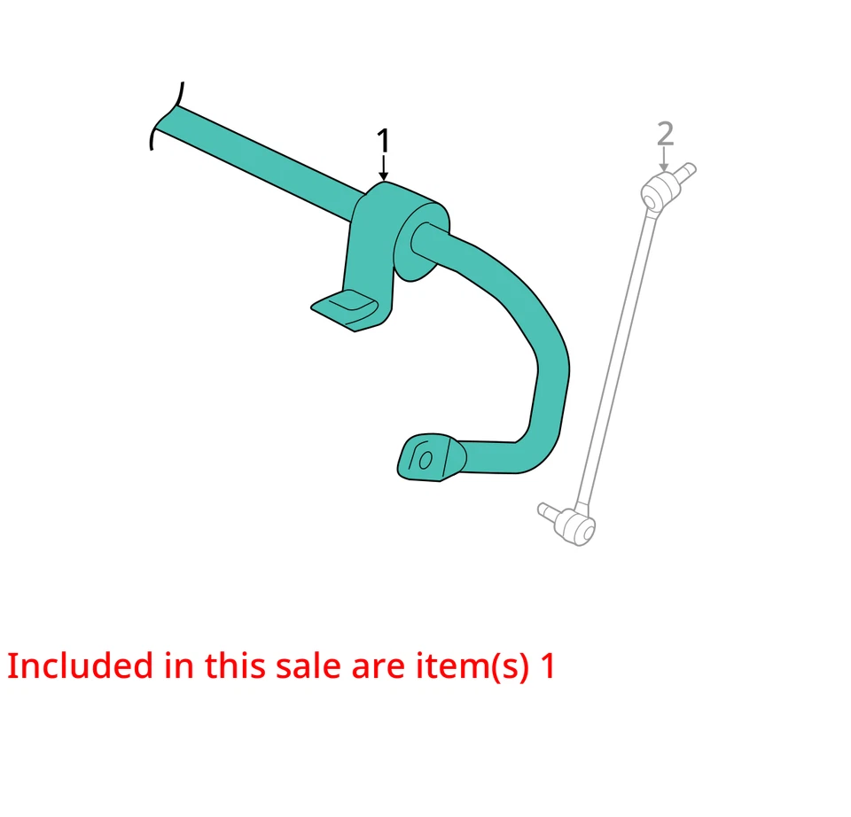 2010 Volkswagen Jetta FWD Front Stabilizer Bar OEM 88K Miles - LKQ417451780 - Изображение 4 из 4