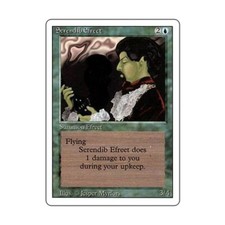 WOTC MtG 3rd Ed Serendib Efreet (R) EX