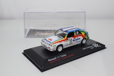 C5 1:43 ALTAYA IXO RENAULT 11 TURBO RALLY CATALUNYA 1987 PURAS AQUADO MIB