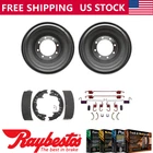 For 1976 1977 1978 Ford F-350 Rear Kit Brake Drums & Brake Shoes Hardware Kit