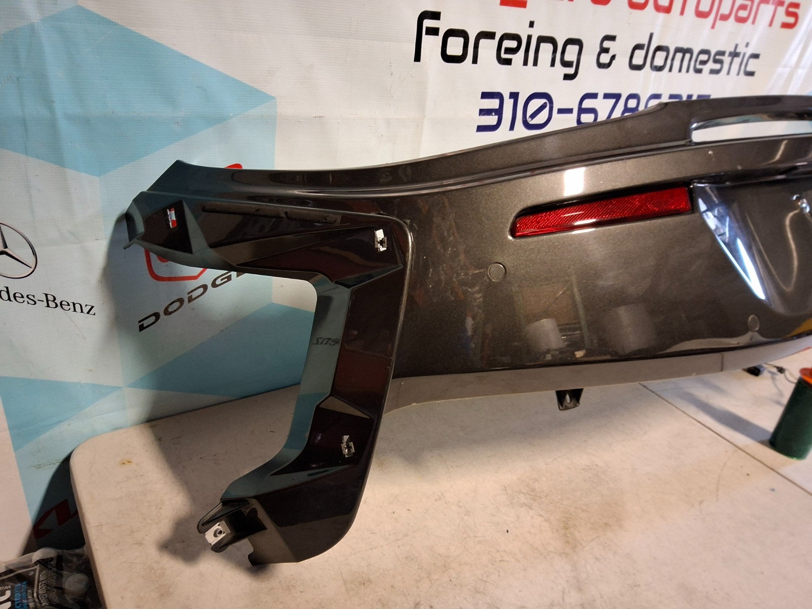2018 MCLAREN 570 570 GT REAR UPPER BUMPER COVER HARDNESS CAMERA OEM 2020 2022