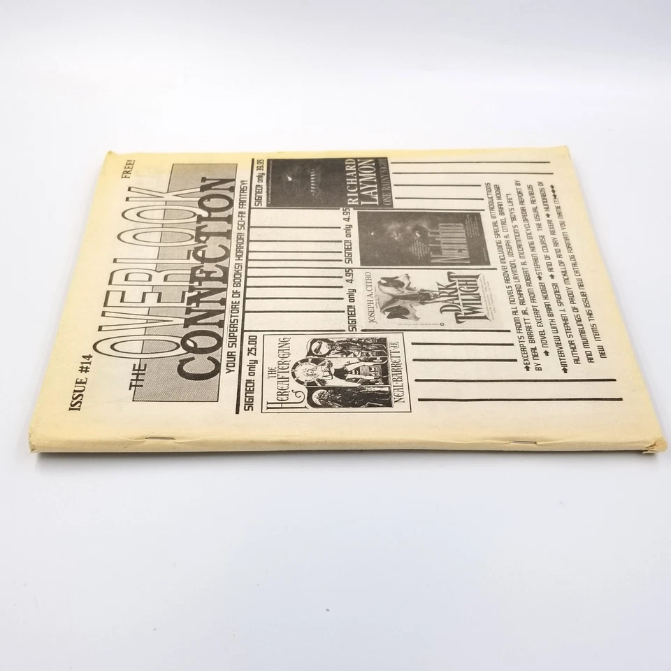 The Overlook Connection Issue #14 – 1992 Horror Fanzine – King Laymon Barrett - Image 3 of 4