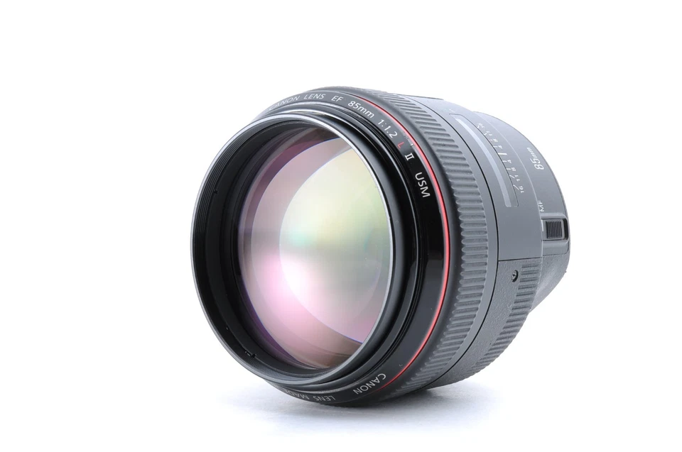 [Ex+5] Canon EF 85mm f/1.2 L USM II Prime Lens w/ Hood Filter From Japan - Image 2 of 4