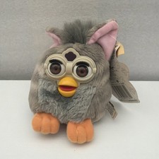 Furby Buddies "More Happy" 1999 Plush stuffed Tiger Electronics Animal used wTAG