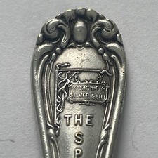 The Spokane Silver Grill Washington Vintage Souvenir Spoon Collectible