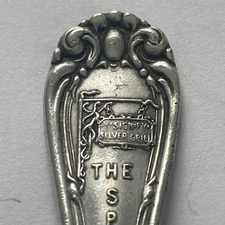 The Spokane Silver Grill Washington Vintage Souvenir Spoon Collectible