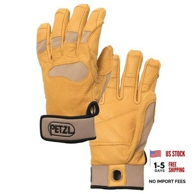 PETZL CORDEX Plus Reinforced Belay/Rappel Gloves Medium Beige