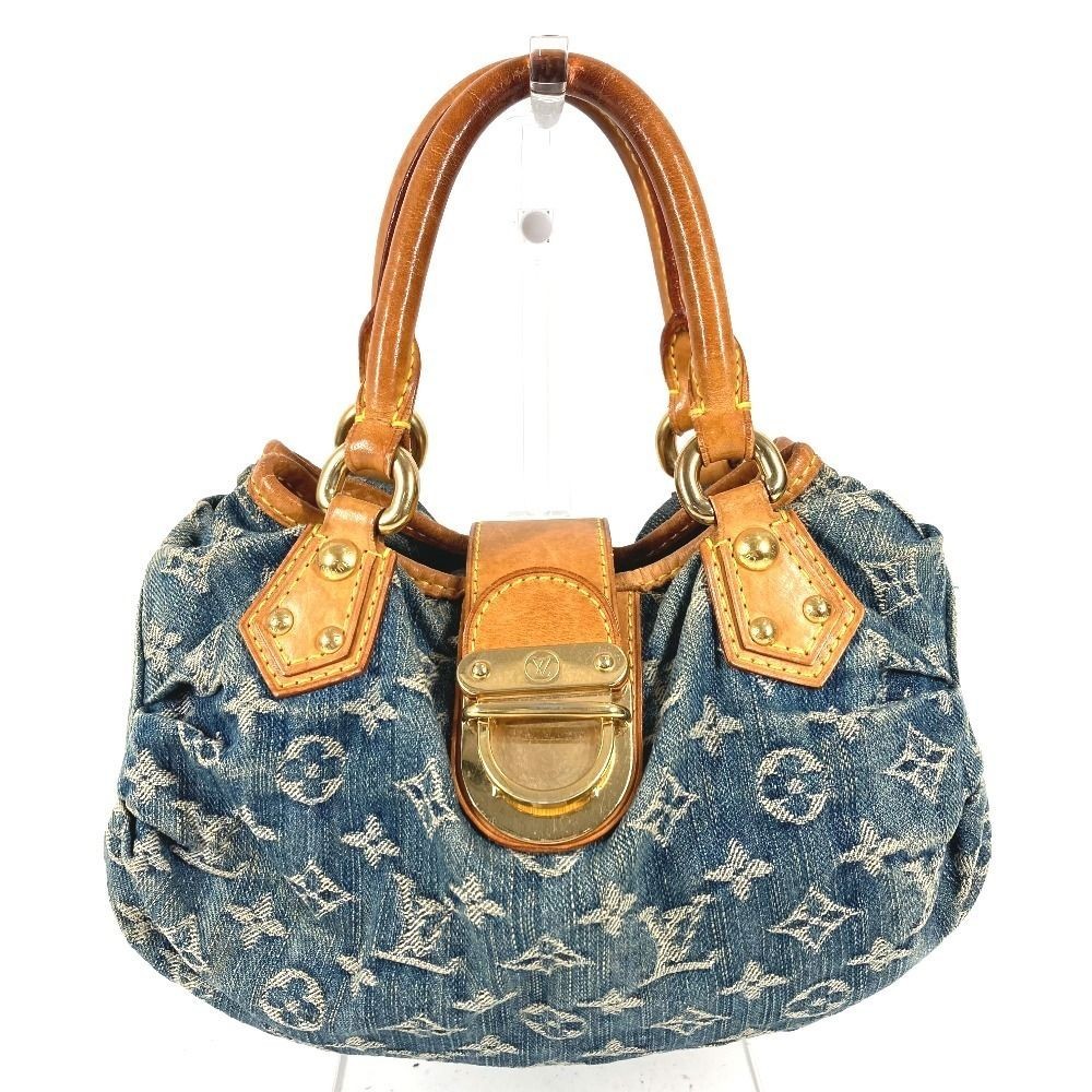 LOUIS VUITTON モノグラムデニム プリーティ M95020 Louis Vuitton Monogram Denim Pleaty M95020 Blue Mini Bag As-is | eBay