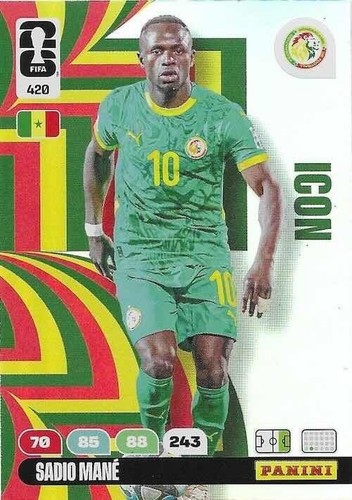 2026 Panini World Cup Stickers Blue Sadio Mane #SEN15 Senegal | eBay