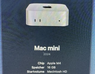 Mac Mini /16GB RAM /256GB SSD Modell aus 2024 Mac mini dockingstation