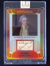2025 Eternal Revelation James Cook History Relic /99