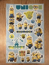 Minions Sticker Sheet Scrapbook Planner Craft Stickers