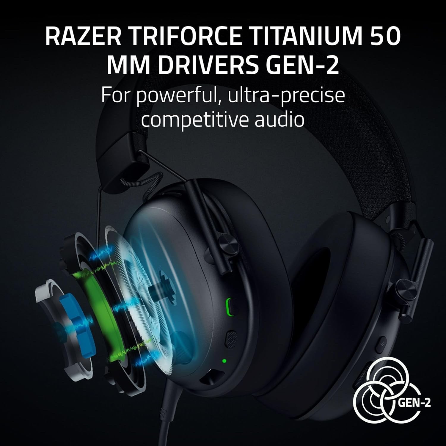 Razer BlackShark V3 Wireless for PC: 50mm Drivers, Wideband Mic 5