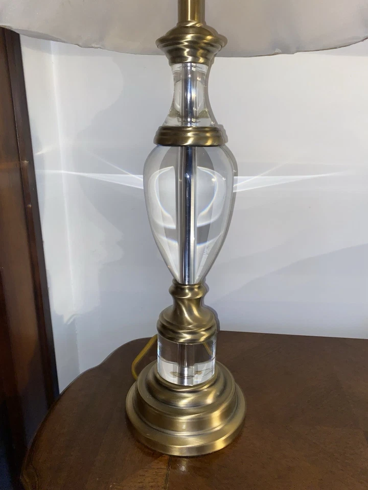 Regency decorative style living room lamp set of 2 modern - Image 3 of 4