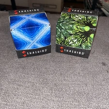 Shashibo Shapeshifting Cube Box Elements Artist Series Lot Of 2 NEW FREE SHIP