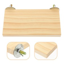 Bird Perch Wood Platform Parrot Standing Wood Cage Stand for Pet Birds