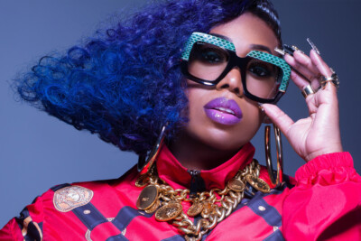 Missy Elliott American Rapper Bree Runway Red Dress Wall Poster - POSTER 20x30