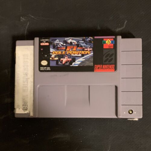 F1 Pole Position (Super Nintendo Entertainment System, 1993) - Picture 1 of 2