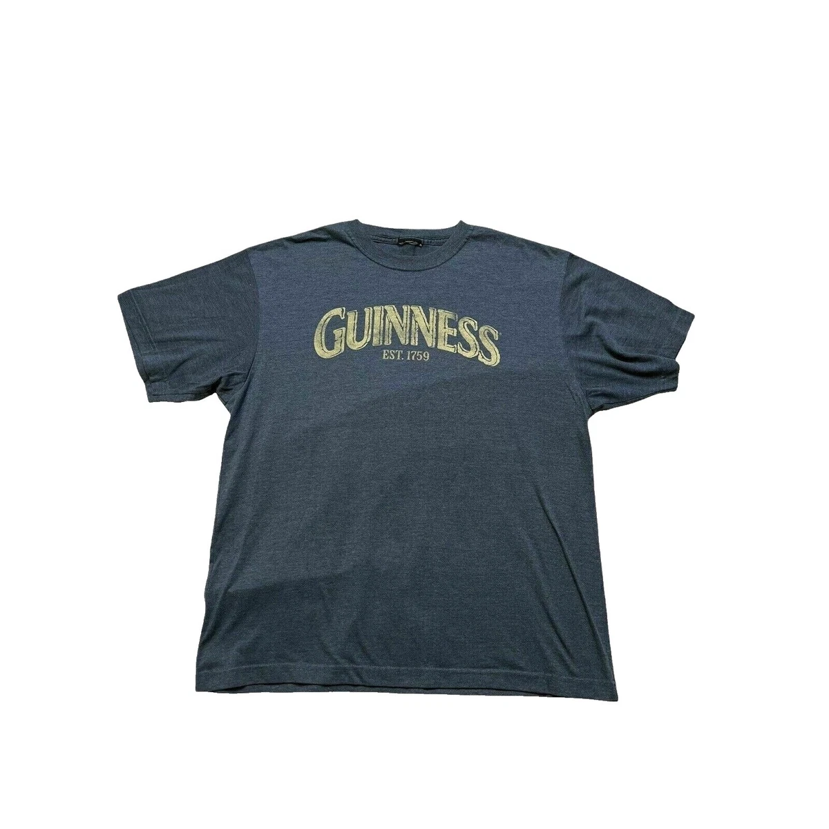 Guinness Stamp Grey T-Shirt For Men - Super Soft Cotton Tee In X-Large Size - View #3