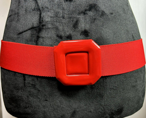 Ginger Proper Red Elastic Belt Two Blondes NY
