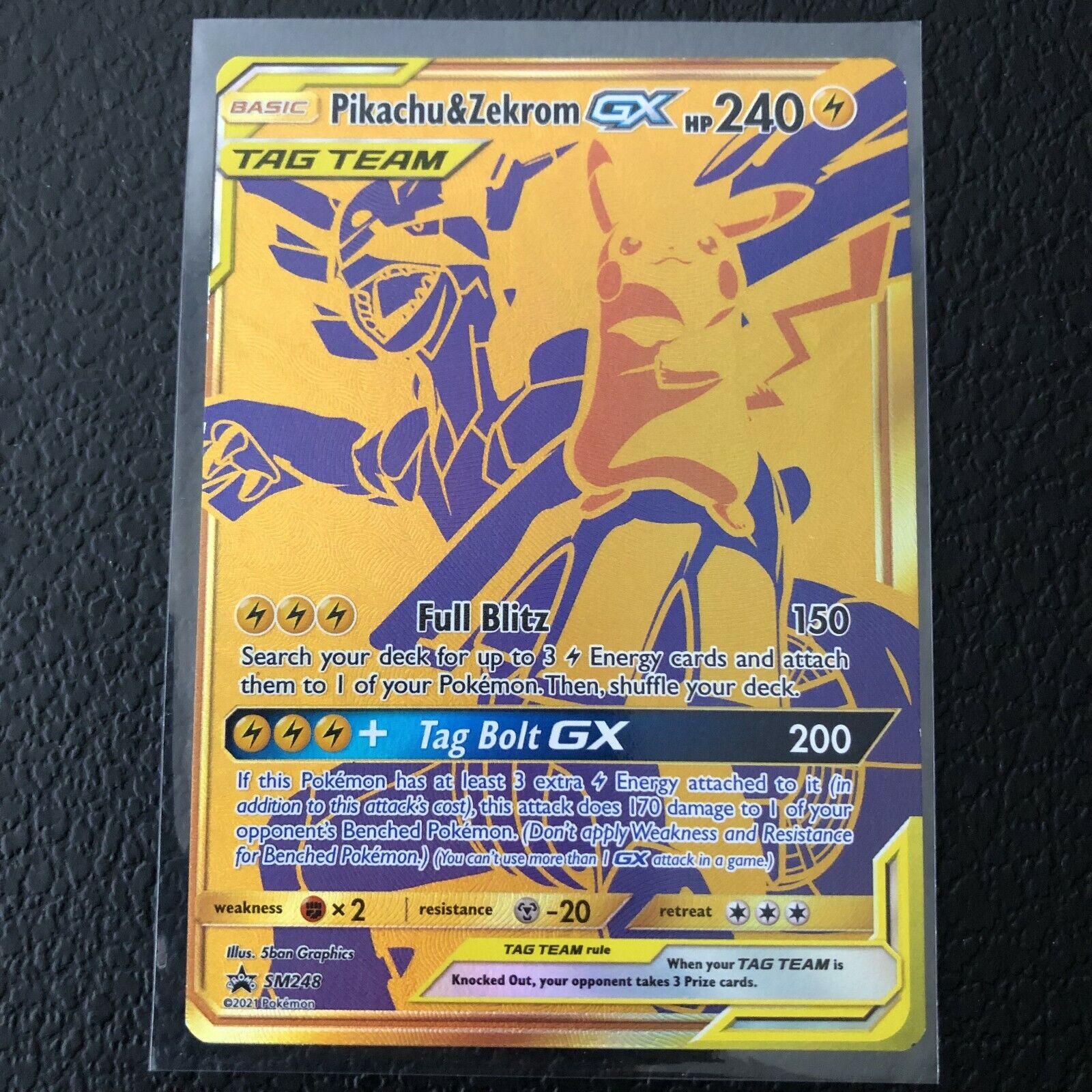 Pokemon Trading Card Game Tag Team Pikachu Zekrom-GX Exclusive Premium  Collection 10 Booster Packs, Gold Foil Card, Oversize Card More Pokemon USA  - ToyWiz