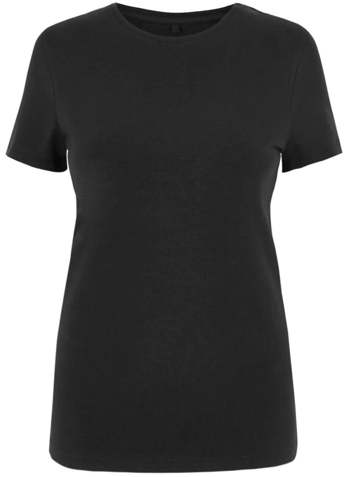 M&S Fitted T-Shirt Round Neck Stretch Cotton, Size 10 to 24, Small ...