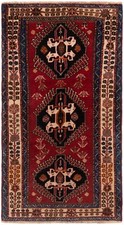 Shiraz Annodato a Mano Tappeto Persiano 147x82 cm-Orient Passatoia Tappeto Rug