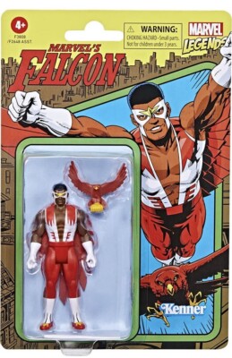 Hasbro Marvel Legends Retro Series Secret Wars Falcon Captain America 6-In Action Figure