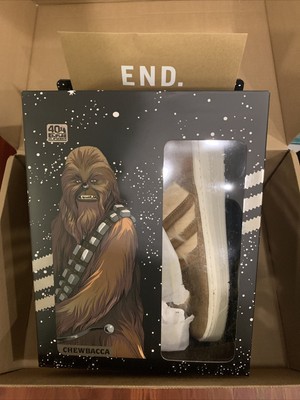 Adidas X Star Wars Rivalry Hi Chewbacca-UK Size 9 Raw Desert, Mesa \u0026 Chalk  White | eBay