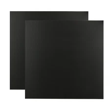 ZOFORTY 2 Pack 5052 Aluminum Sheet Metal 12 X 12 X 1/32 (0.04”) Inch Black Anodi