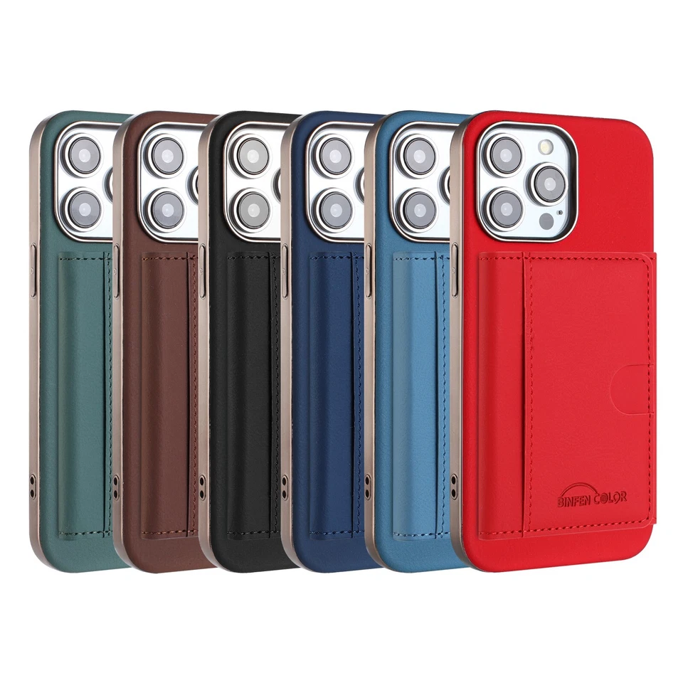 For iPhone 16 15 14 Plus 13 12 11 Pro Max Magnetic Detachable 2 in 1 Wallet Case - Image 2 of 4