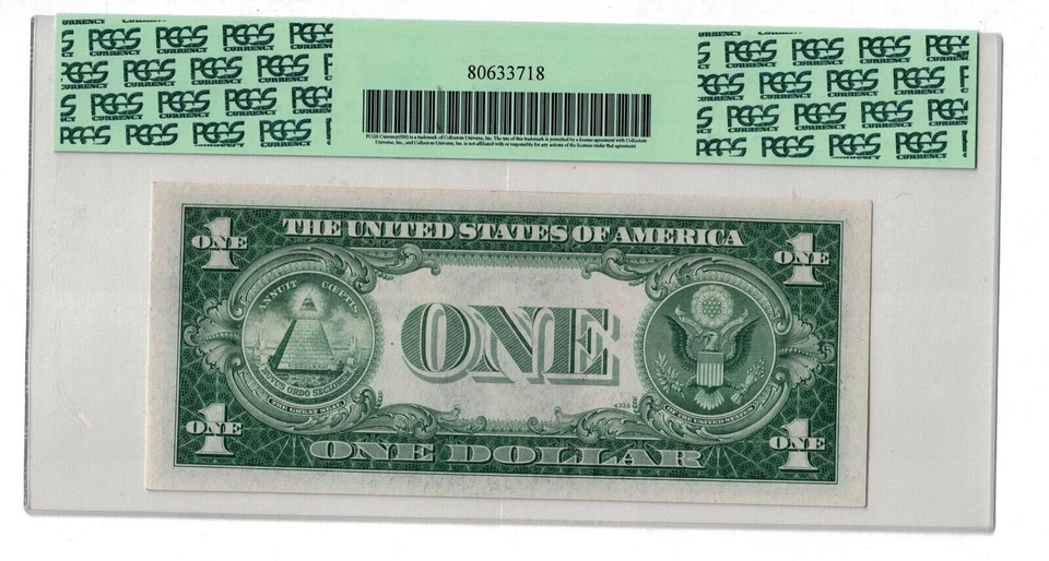 ** 1935 C $1 ONE DOLLAR SILV. CERTIFICATE NOTE FR-1612 67 PPQ PCGS ** - Image 2 of 2