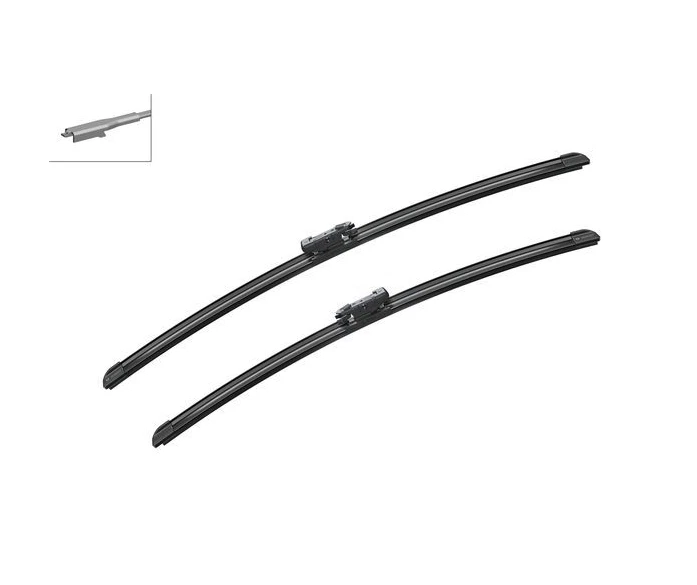 Juego de escobillas limpiaparabrisas delanteras Smart ForTwo 2007 en adelante BOSCH AEROTWIN A294S Foto 3 de 4