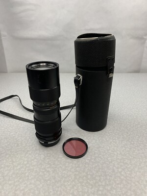 Vivitar 85-205mm f3.8 Macro Focusing Zoom Lens W/ Camrex Polarizer & Case B2