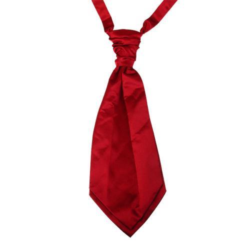 Adult Satin Wedding Ruche Cravat Tie Party Event - Picture 8 of 24