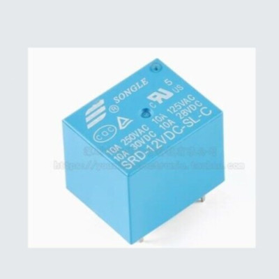10pcs   SRD-12VDC-SL-C 12VDC SONGLE Relay 5Pins #T1*