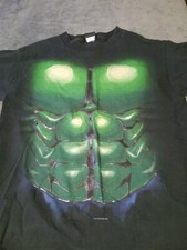 Vintage Marvel Incredible Hulk Abs Tshirt Youth Large 2003