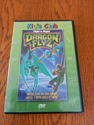 DRAGON FLYZ THERE CAN BE ONLY ONE DVD 3 EPISODES 90S KIDS CARTOON